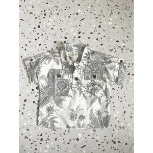Summer Hawaiin Short Sleeve Shirt Banana Republic